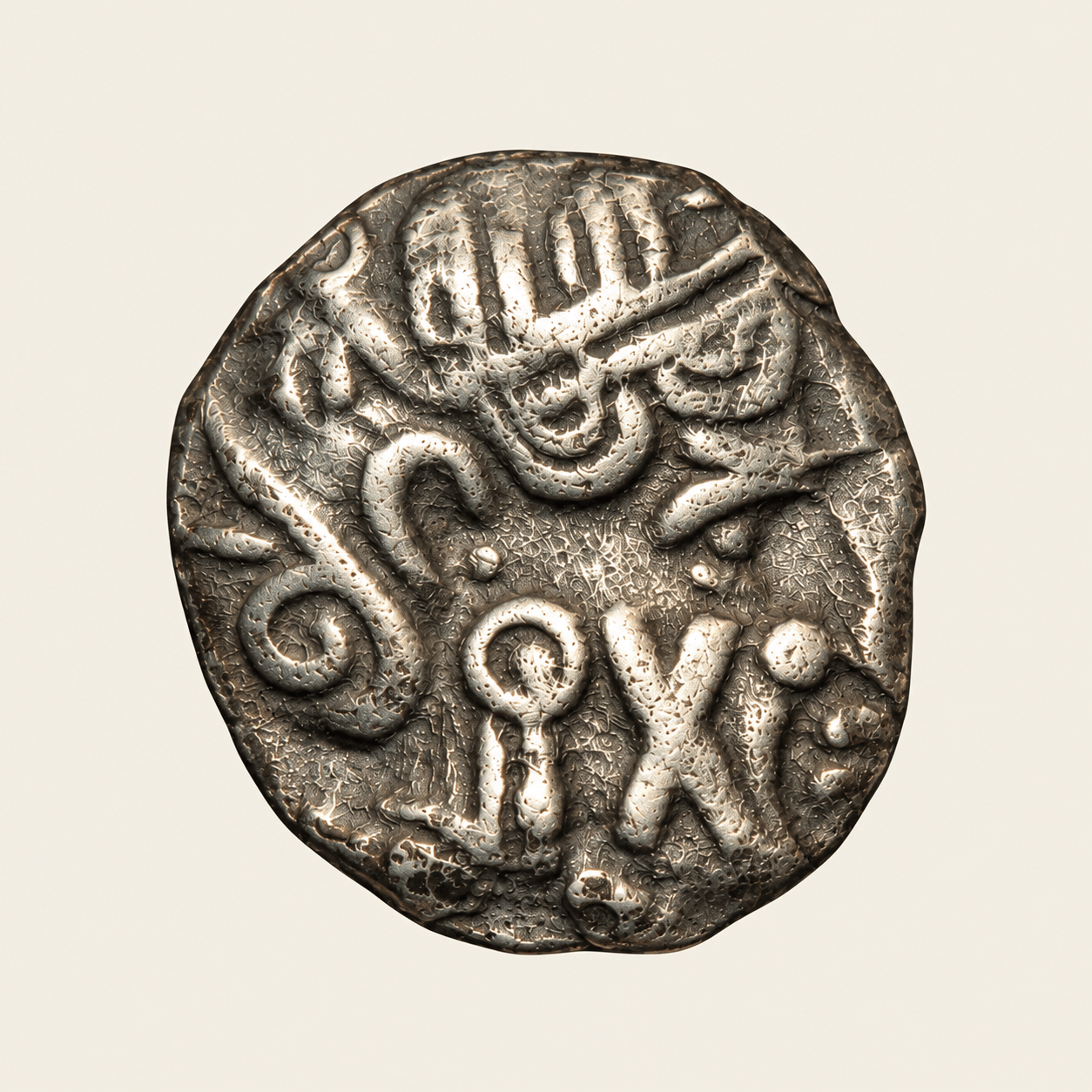 Arabia: Saba, Quater unit. siglo IV-III a.C. Imitating Old Style Athenian Issue, 1gm. - Image 3